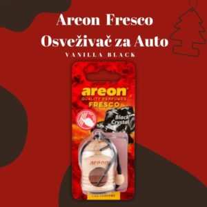 Mirisne jelkice Areon Vanilla Black sa mirisnim notama vanile