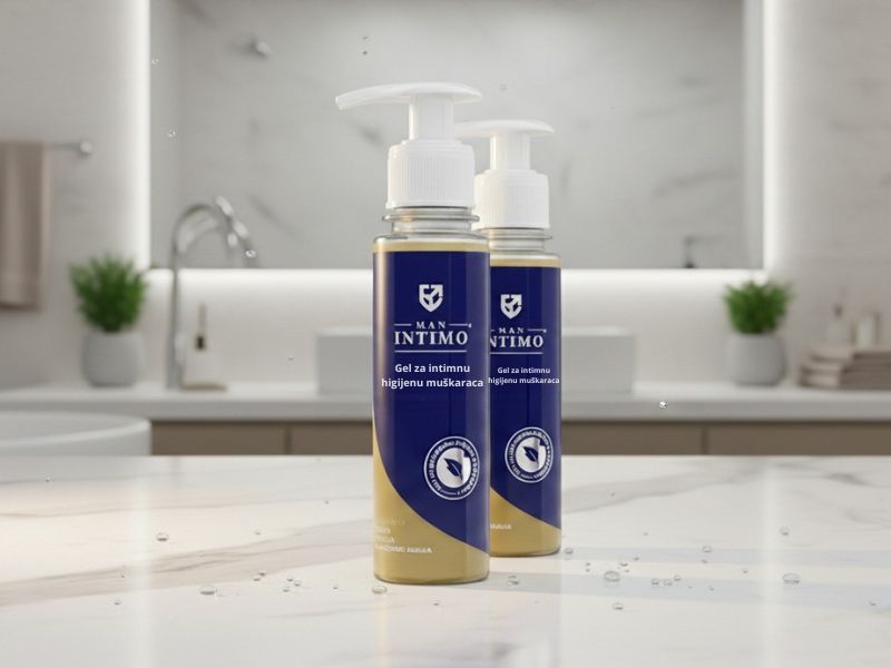 2 man intimo gela na polici u kupatilu