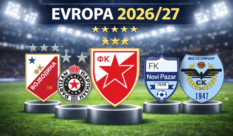 Predstavnici Srbije u Evropi naredne sezone