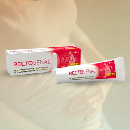 Pakovanje i tuba RECTOVENAL Acute gela za hemoroide