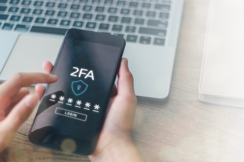 prikaz 2FA autentifikacije